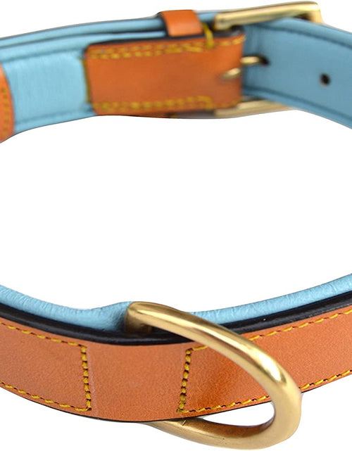 Load image into Gallery viewer, - Luxury Real Leather Padded Dog Collar
