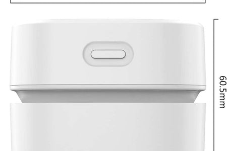 Desktop Vacuum Cleaner, Mini Table Dust Sweeper Energy Saving,High Endurance up to 90 Mins,Cordless&360º Rotatable Design for Keyboard/Home/School/Office(White)