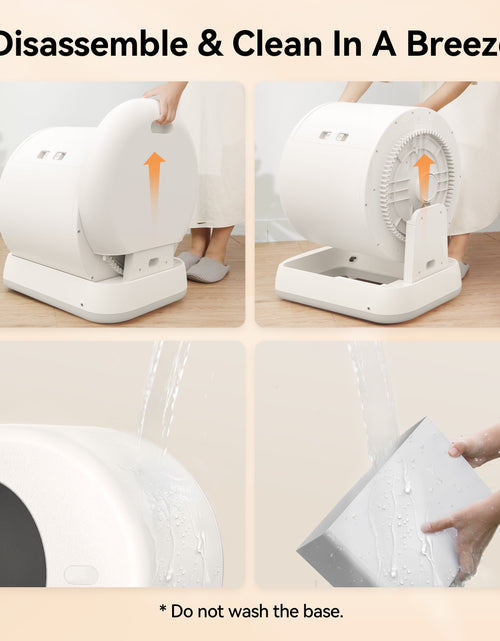 Load image into Gallery viewer, Self-Cleaning Cat Litter Box, Automatic Cat Litter Box with APP Control, Safety Sensors, Odor Isolation &amp; Health Monitoring
