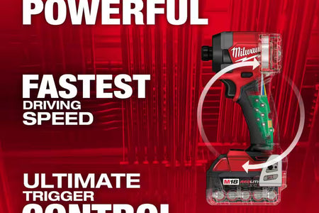 M18 FUEL 18-Volt Lithium-Ion Brushless Cordless 1/4 In. Hex Impact Driver and 4-1/2 In./5 In. Grinder with Paddle Switch