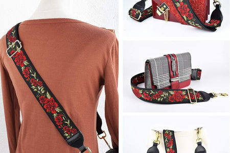 Handbag Strap Replacement Crossbody Strap Purse Strap for Women Girls (05 Style)